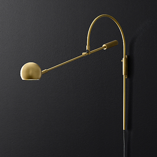 Бра Restoration Hardware ORBITER II Wall lamp Brass 44.961 Loft-Concept