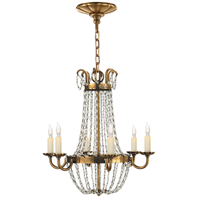 Люстра Visual Comfort Petite Paris CHC1407AB-SG