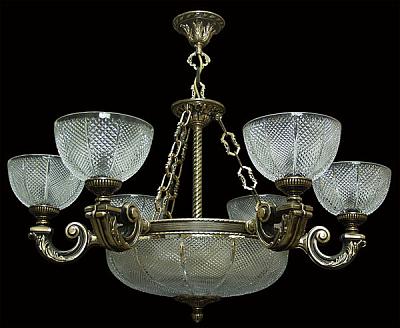 Люстра из хрусталя ХН-О-6+3 КК Диско