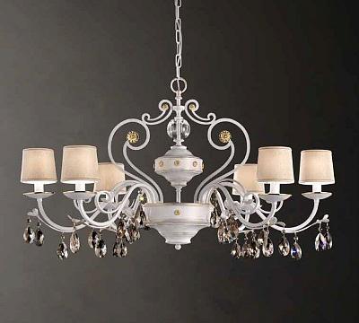 Люстра Masiero Allure 6 BIL P13/DAM/12/GD-CREAM Swarovski elements