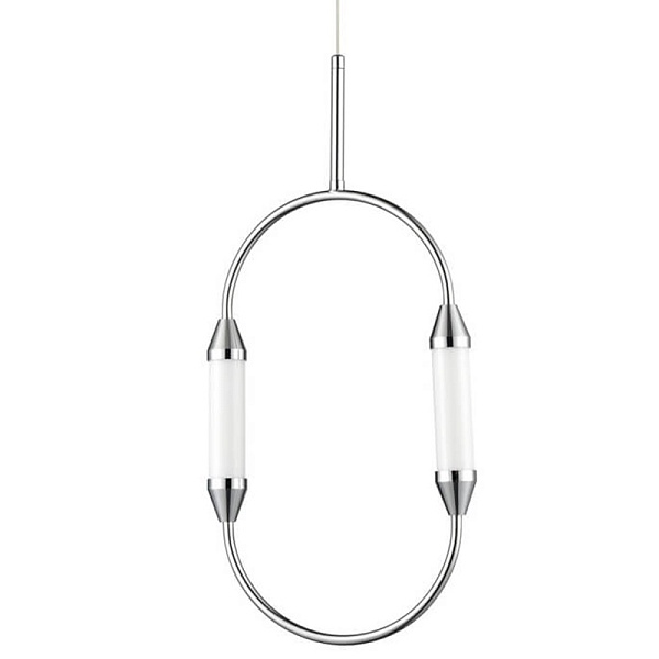 Подвесной светильник CIRQUE Pendant Ellipse Vertical Chrome S