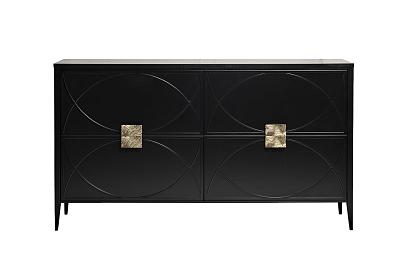151SV-00001 Комод черный 160*90*40см