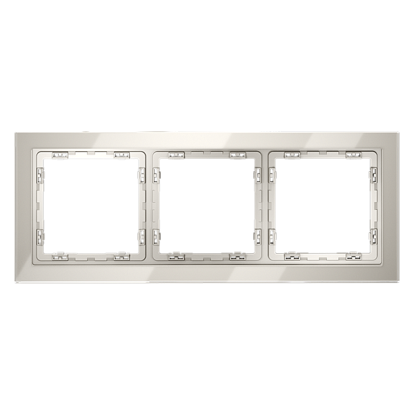 Рамка стеклянная VOLTUM S70 на 3 поста VLS110303