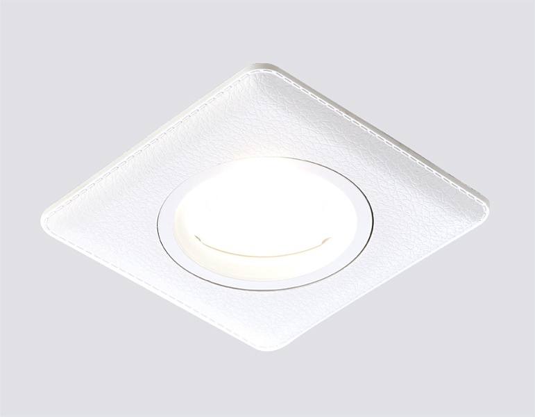 Квадратный встраиваемый точечный светильник MR16 Ambrella Light P2350 W