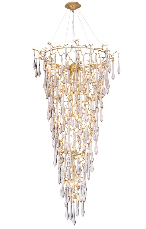 Люстра Crystal Lux REINA SP34 D1200 GOLD PEARL