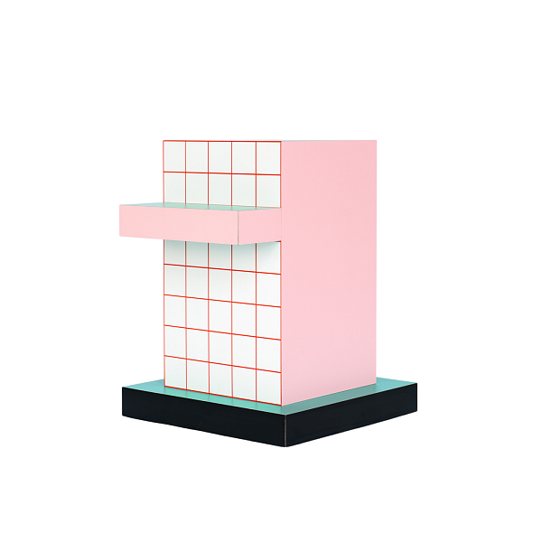 Приставной столик Supersidetable Red Grid Seletti 16511