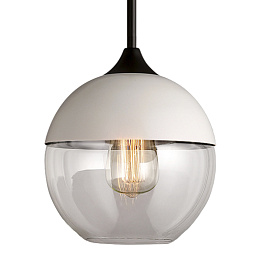 Подвесной светильник Hanglamp zwart glas White III Loft Concept 40.221