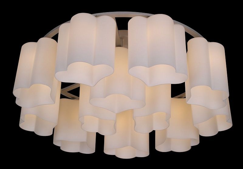 SL116.502.12 — Люстра потолочная ST Luce, 12 плафонов, белый, серебро