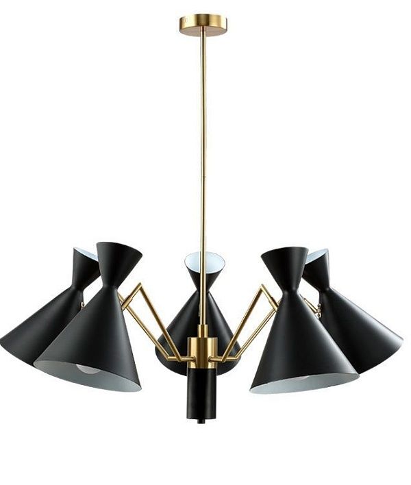 Люстра Crystal Lux JOVEN SP5 GOLD/BLACK