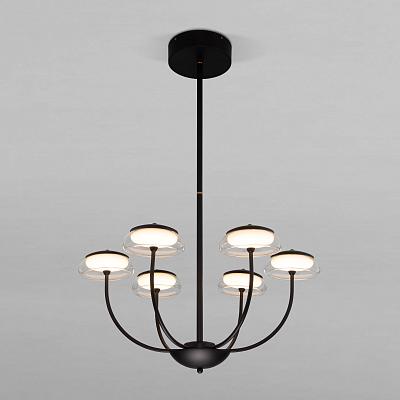 Потолочный светильник со стеклянным плафоном 50388 LED Черный