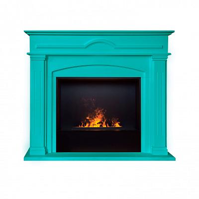 Электрокамин MIRRA 26 BLUE ATOLL Обрамление+CASSETTE-SP 630M 3D H ver. 3.2 (CS99)