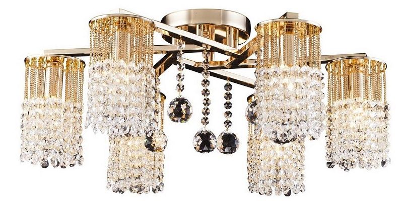 Потолочная люстра Arte Lamp Cascata A3028PL-6GO