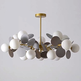 Люстра MATISSE Chandelier gray | 15 ламп; диаметр 90 см, высота 30 см
