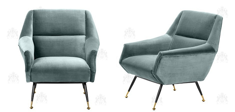 Кресло Eichholtz Chair Exile Turquoise 01.112518
