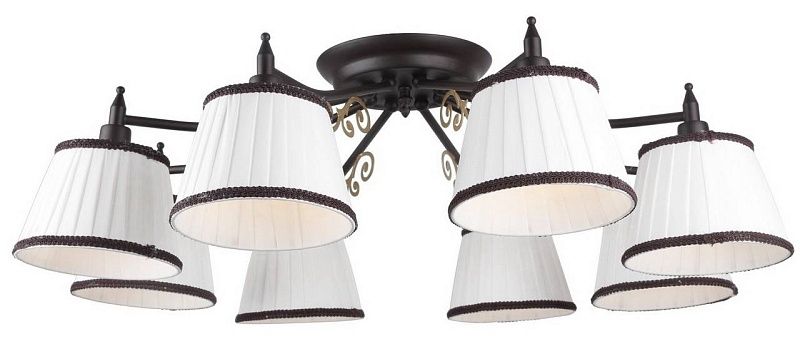 Потолочная люстра Arte Lamp Capri A6344PL-8BR