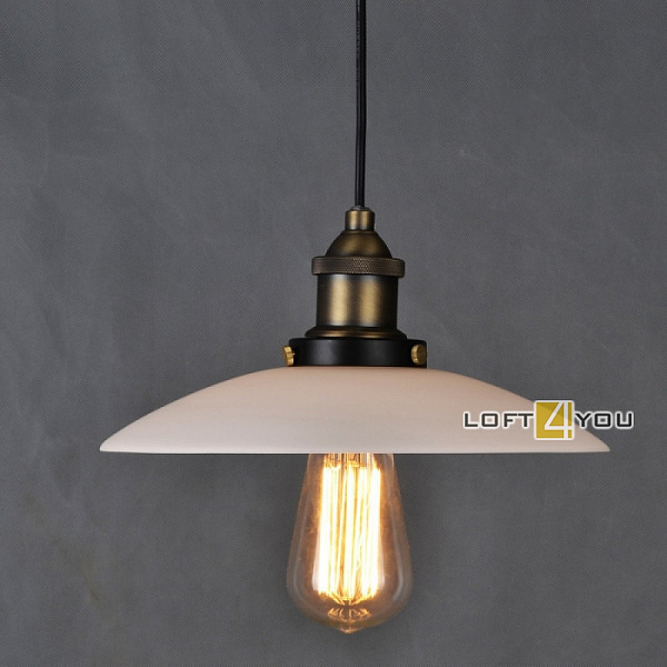 Светильник LOFT Edison milk L00123