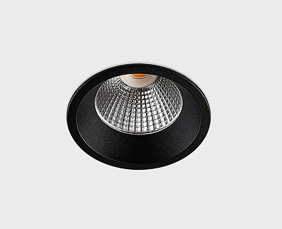 Светильник встраиваемый влагозащищенный IT08-8035 black 4000K Italline