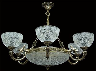 Люстра из хрусталя ХН-О-6+3 Зима