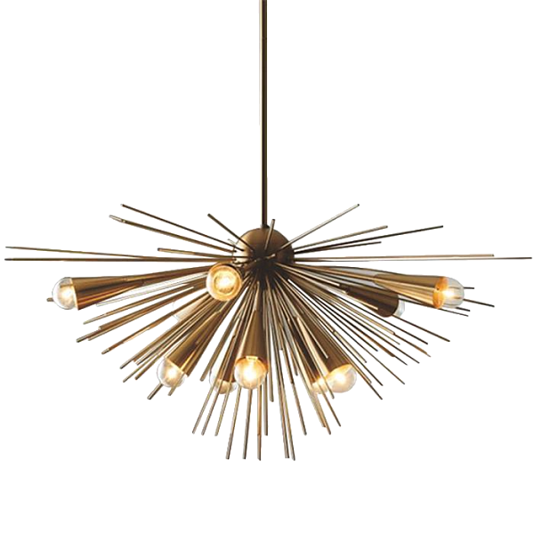 Люстра Luxury Copper Metal Thorn Pendant Lights Loft Concept 40.2095