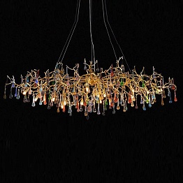 Люстра Bijout Chandelier Gold Long Сolor Great Light LS60499