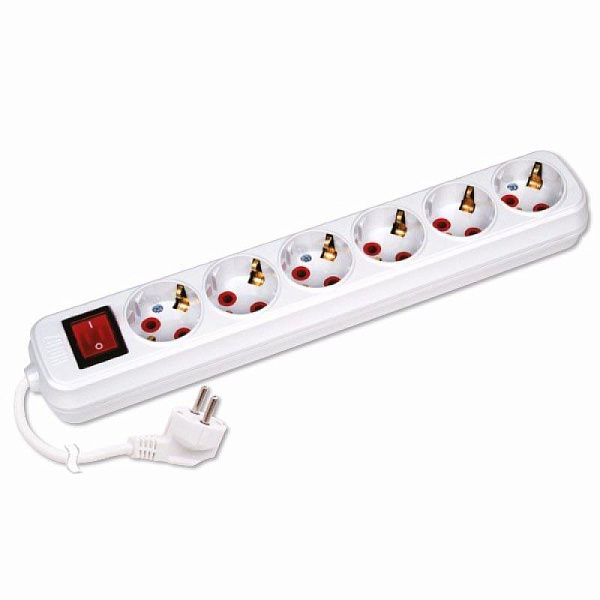 Удлинитель Horoz 6гн х 7м с/з 200-607-602