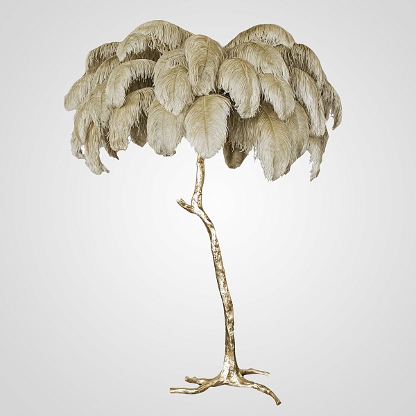 Торшер Страусиные Перья Feather Lamp A Modern Grand Tour Chandelux CHDL-10073
