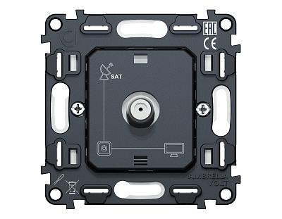 Механизм TV розетки SAT 5-2400MHz 3.5dB QUANT VM215