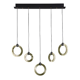Подвесной светильник Lumien Hall Livin LH8028/5P-BK-SGD-PBK