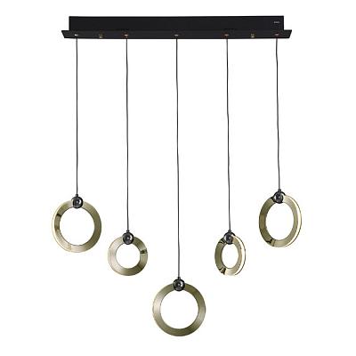 Подвесной светильник Lumien Hall Livin LH8028/5P-BK-SGD-PBK