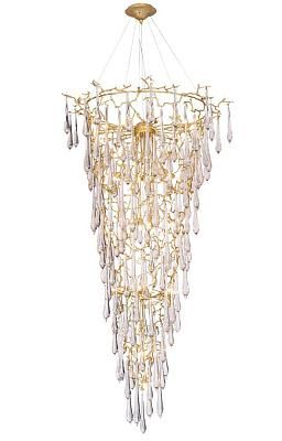 Люстра Crystal Lux REINA SP34 D1200 GOLD PEARL