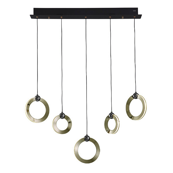 Подвесной светильник Lumien Hall Livin LH8028/5P-BK-SGD-PBK