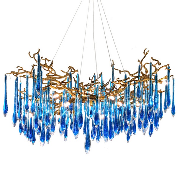 Люстра Amazon Light Blue Fountain Chandelier D140 AMG006537