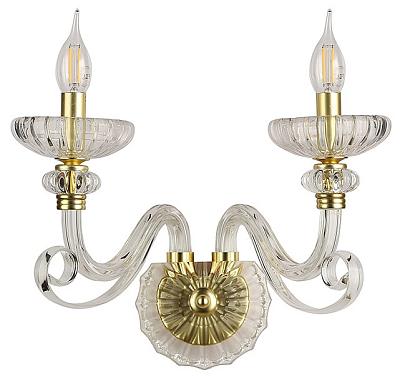 Бра Newport ANNETTE 8622/A mat.soft gold clear