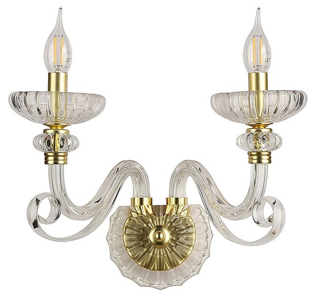 Бра Newport ANNETTE 8622/A mat.soft gold clear