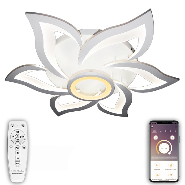 Люстра потолочная светодиодная Natali Kovaltseva HIGH-TECH LED LAMPS 82020