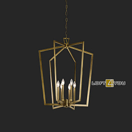 Люстра подвесная Loft4you Ricci Brass L09272