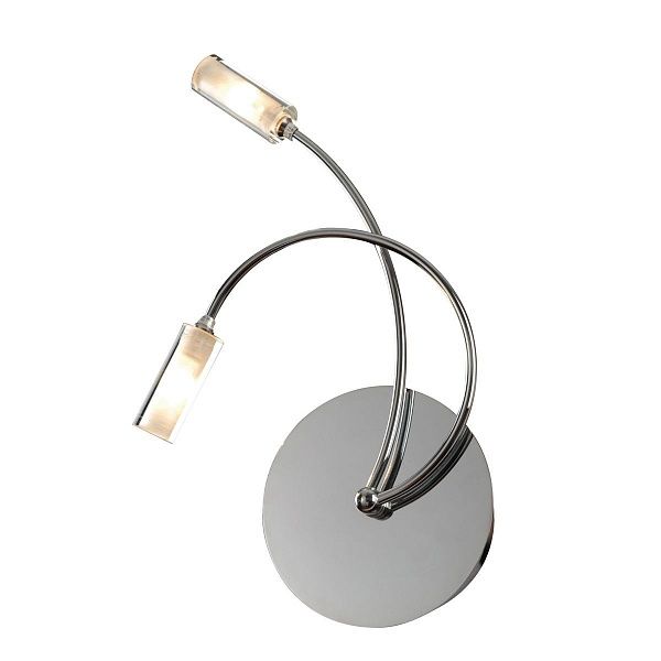 SL105.101.02 — Бра ST Luce, 2 плафона, прозрачный, хром