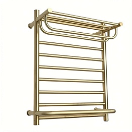 Полотенцесушитель электрический Амазон Хоум Aquamarine AMG008491 Brushed Gold