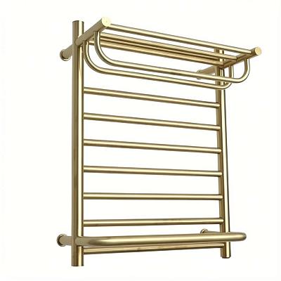 Полотенцесушитель электрический Амазон Хоум Aquamarine AMG008491 Brushed Gold