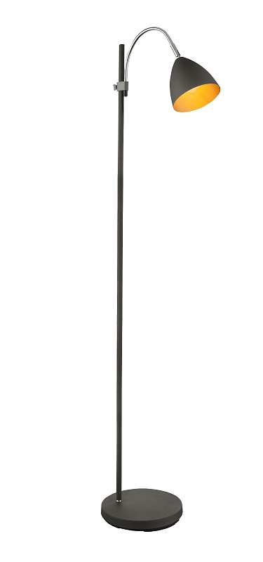 Торшер GLOBO 24858S, черный, E14, 1x40W