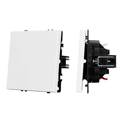 Механизм звонкового выключателя Arlight SWT-NOBE-MKR1-SFPL-WH (230V, 10A) (Белый кварц) 054237(1)