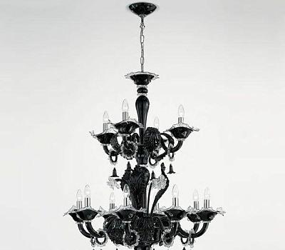 Люстра Sylcom Soffio 1377/8+4 NE.CR