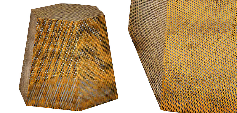 Приставной стол Gold Mesh side table 18.347-2