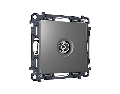 Комплект механизма TV розетки оконечной экранированной 5-1000MHz Ambrella Volt ALFA MA663005