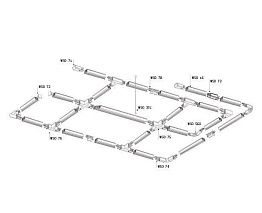 Заглушки для однофазного трека Italline WSO 72 black