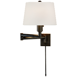 Бра Visual Comfort Chunky Swing Arm CHD5106BZ-L