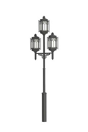 Русские фонари Palazzo парковый светильник (трехголовый) 530-43/b-50