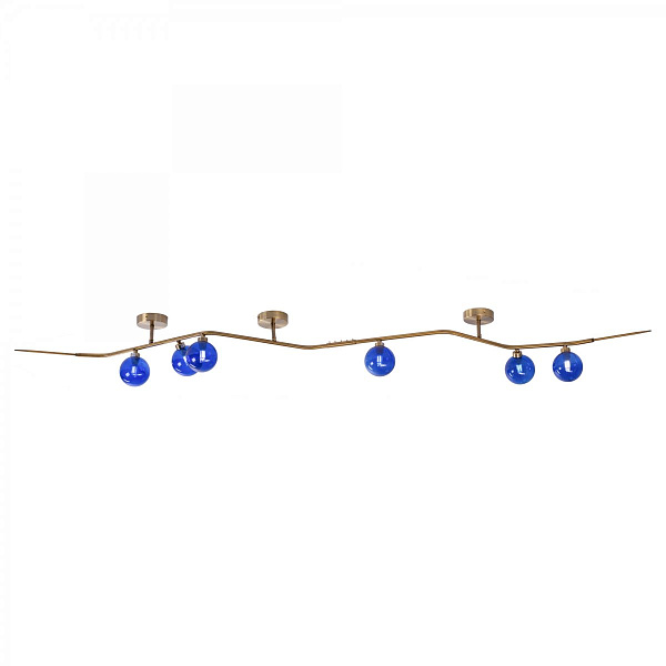 Бра Lindsey Adelman Cherry FLUSH MOUNT Wall Lamp blue 44.380-0 Loft-Concept