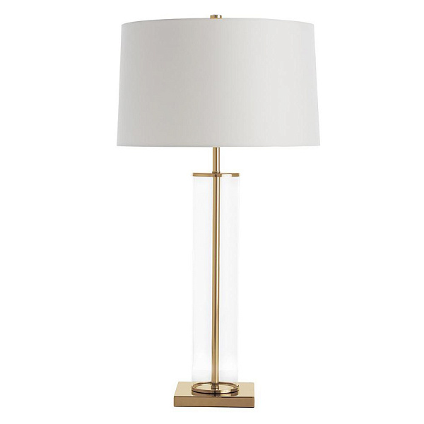 Настольная лампа Ticiana Glass Tube Table lamp gold