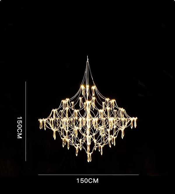 Люстра A|H Mira D150 Gold Clear Glass AMG007123